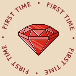 Icon for First gem!