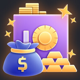 Wealth Winner achievement icon for K-pop Idol Stories: Road to Debut