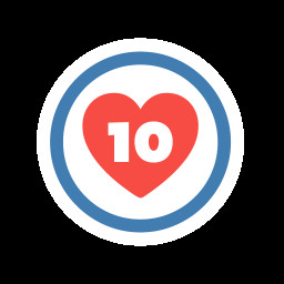 Icon for 100 likes. Everybody loves your tracks!