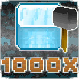 Destroy 1000 ice cubes