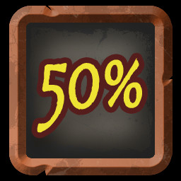 Icon for Complete 50% of the Game
