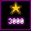 Icon for 3000 Stars Achieved!