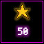 Icon for 50 Stars Achieved!