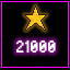 Icon for 21000 Stars Achieved!