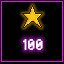 Icon for 100 Stars Achieved!