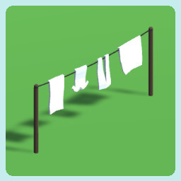 Icon for Clothes on a clothesline