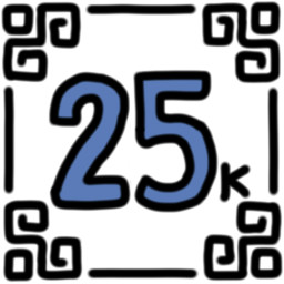 Icon for Score 25,000 points