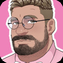 Adorable Pink Bear achievement icon for UncleOffice:uncle Dating Simulator