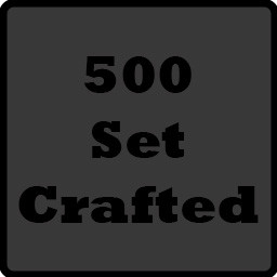 Icon for Crafted 500 Sets!