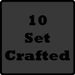 Icon for Crafted 10 Sets!