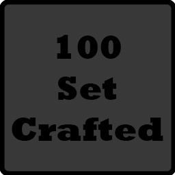 Icon for Crafted 100 Sets!