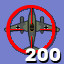 Destroy 200 ME262s
