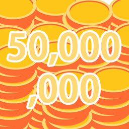 Virtual currency 50000000