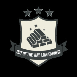 Out of the way, low earner!