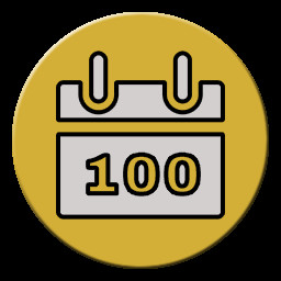 Icon for 100 days of survival.