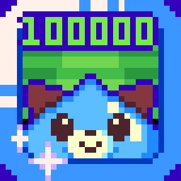 Icon for Achieve 100,000 points!