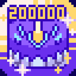 Icon for Achieve 200,000 points!