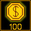 Got 100 Coins!