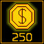 Got 250 Coins!