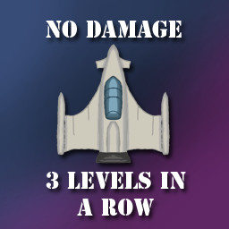 No damage taken 3 levels in a row