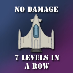 No damage taken 7 levels in a row