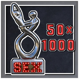 Achieve a Sex Score of 50.000
