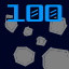 I've blown up 100 asteroids in Vektor Z!
