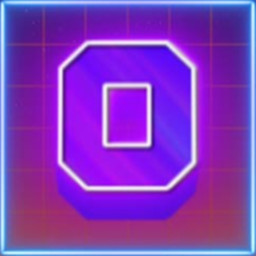 Synthwave Letter O