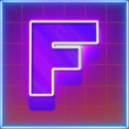 Synthwave Letter F