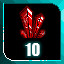 You have collected 10 Bloodstone shards!