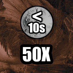 50 Levels Completed in Under 10 Seconds