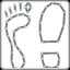 Icon for Footprints