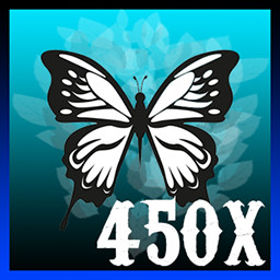 450x Butterflies