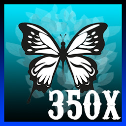 350x Butterflies
