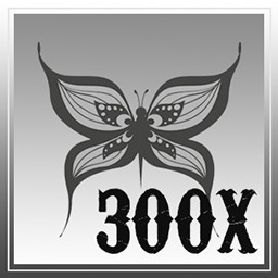 300x Butterflies