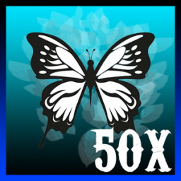 50x Butterflies