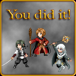 You did it!