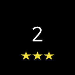 Level 2 completed with 3 stars