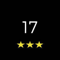 Level 17 completed with 3 stars