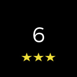 Level 6 completed with 3 stars