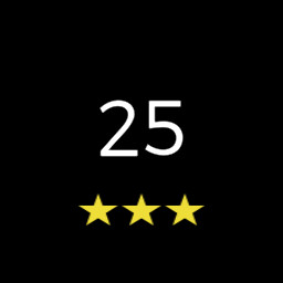 Level 25 completed with 3 stars