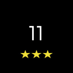 Level 11 completed with 3 stars