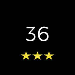 Level 36 completed with 3 stars