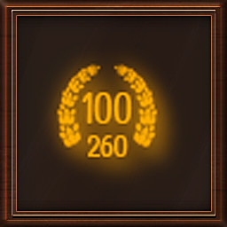 Completed 100 stages with 260 pieces