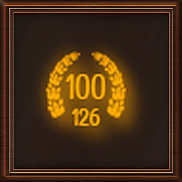 Completed 100 stages with 126 pieces