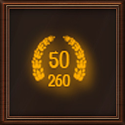 Completed 50 stages with 260 pieces