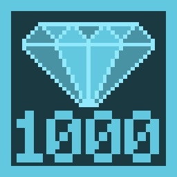 Collected One-Thousand Gems!