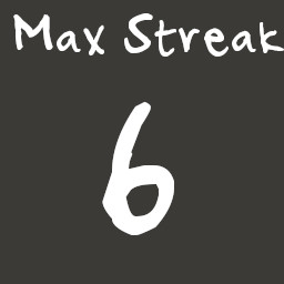 Icon for Max Streak 6