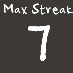 Icon for Max Streak 7