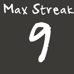 Icon for Max Streak 9